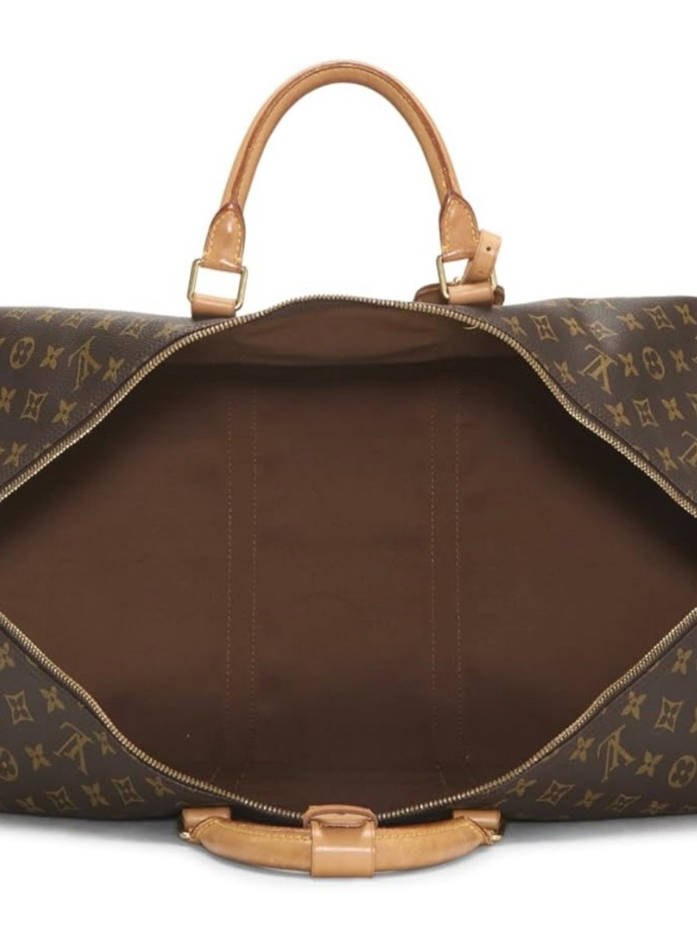Louis Vuitton Monogram Canvas Duffel in Brown and Tan